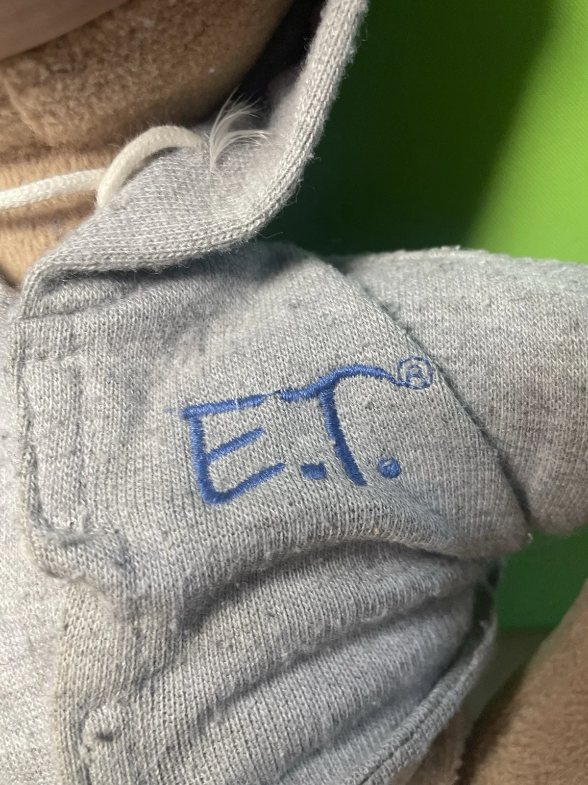 Vintage ET The Extra Terrestrial Alien Soft Plush Toy With Hard Face 11", image 2