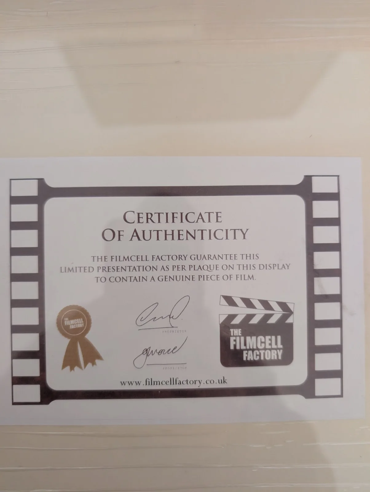 The Film Factory Signed Laurel And Hardy Limited Edition Film Cell No 384-1000, изображение 3