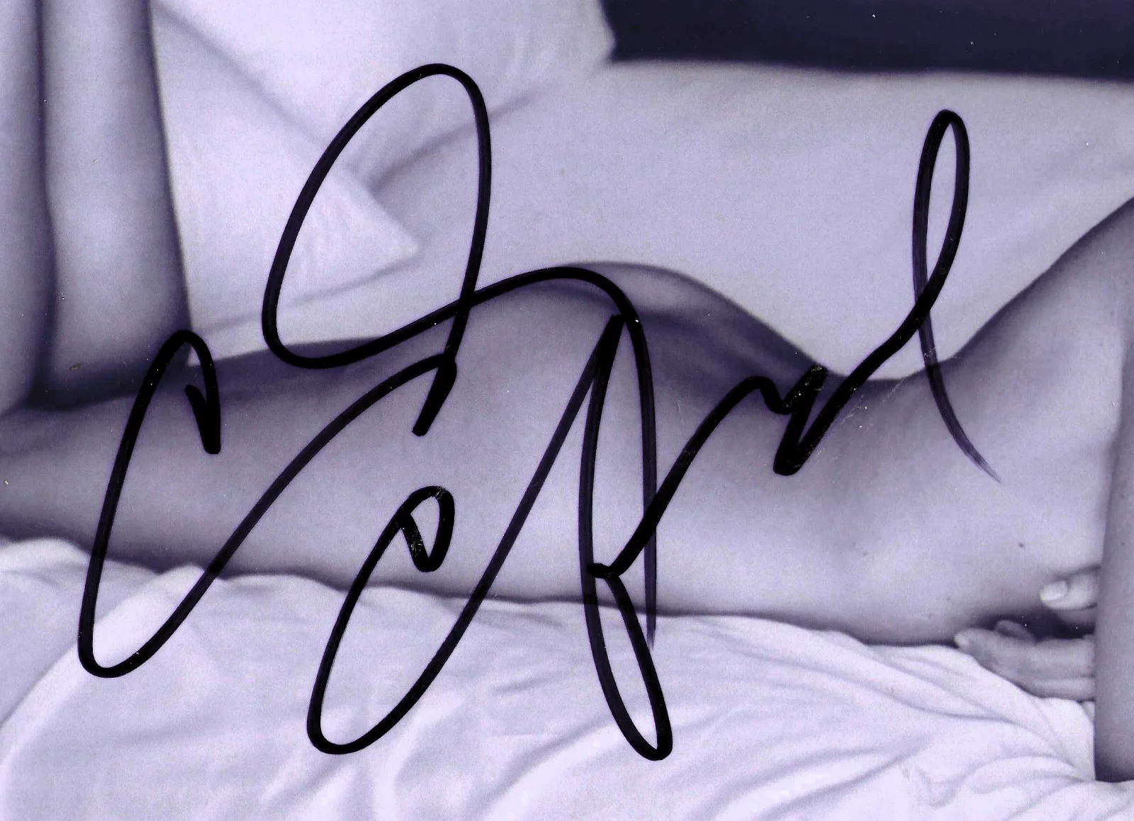 cindy crawford — CINDY CRAWFORD SIGNED ... 8x12 with COA, image 2