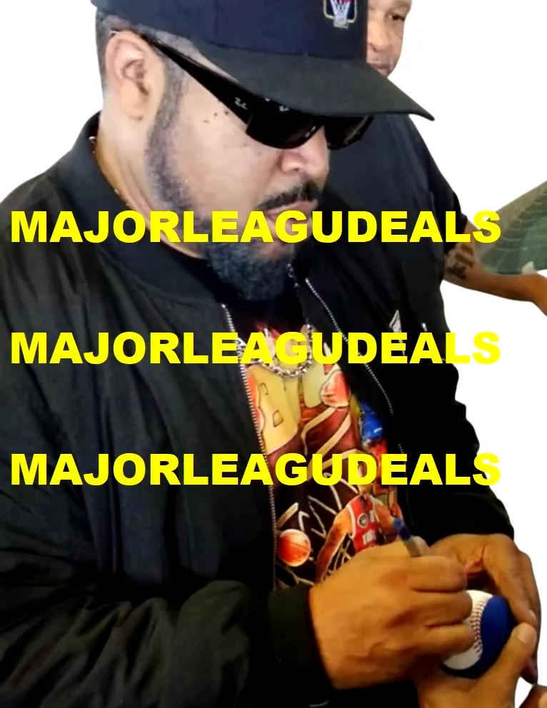 Ice Cube Signed Autographed Official Major League Baseball Proof & COA, image 4