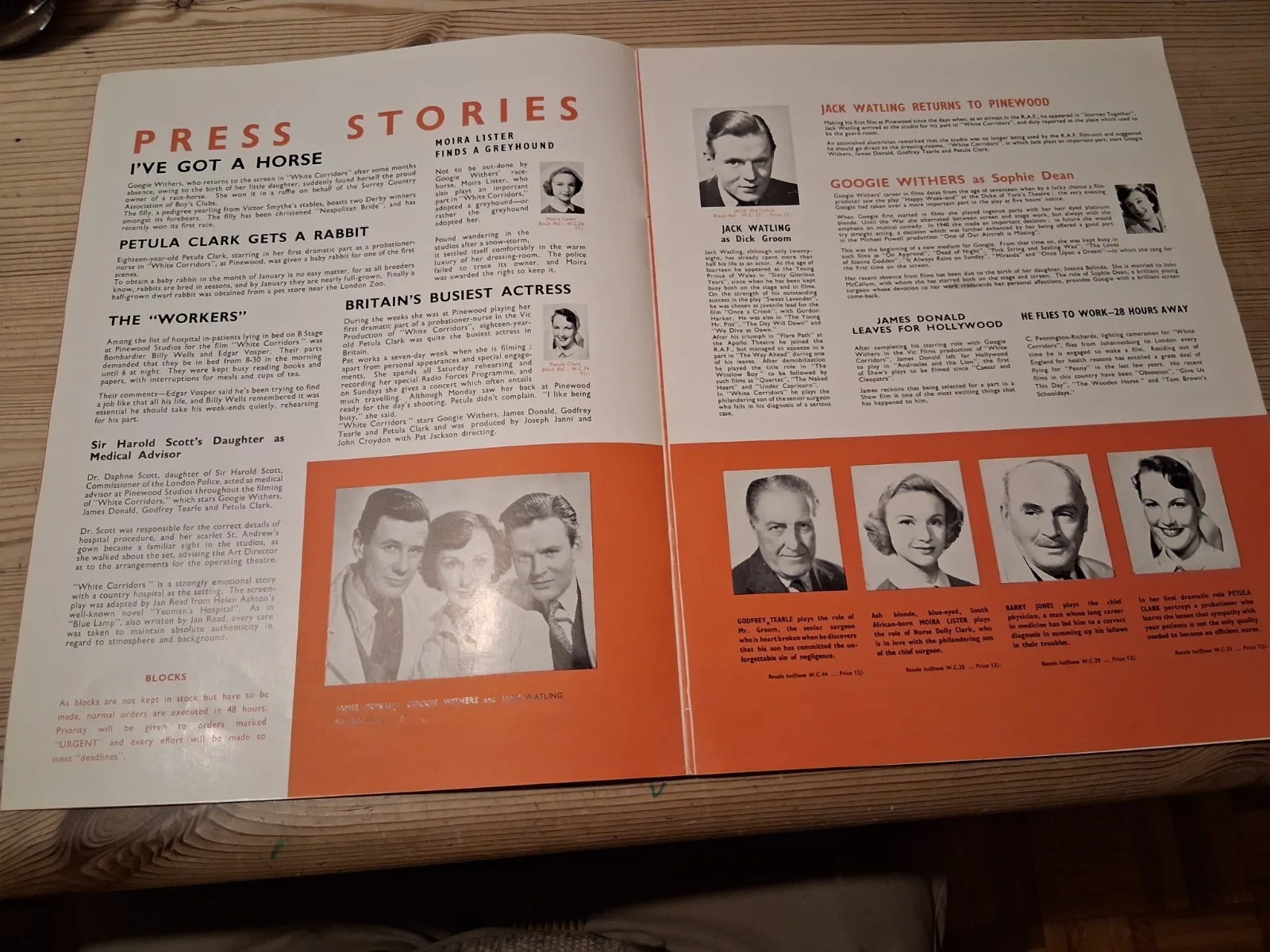 1951 film ''White Corridors'' Exhibitors Campaign Book plus ''Take your Pick'', image 3