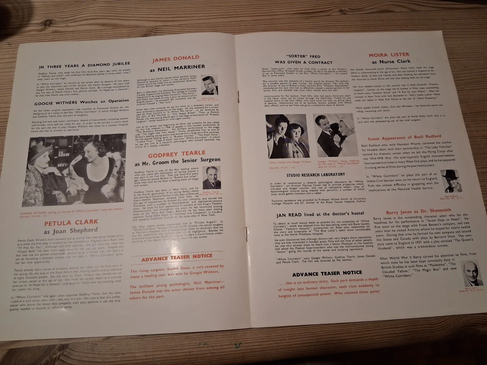 1951 film ''White Corridors'' Exhibitors Campaign Book plus ''Take your Pick'', image 4