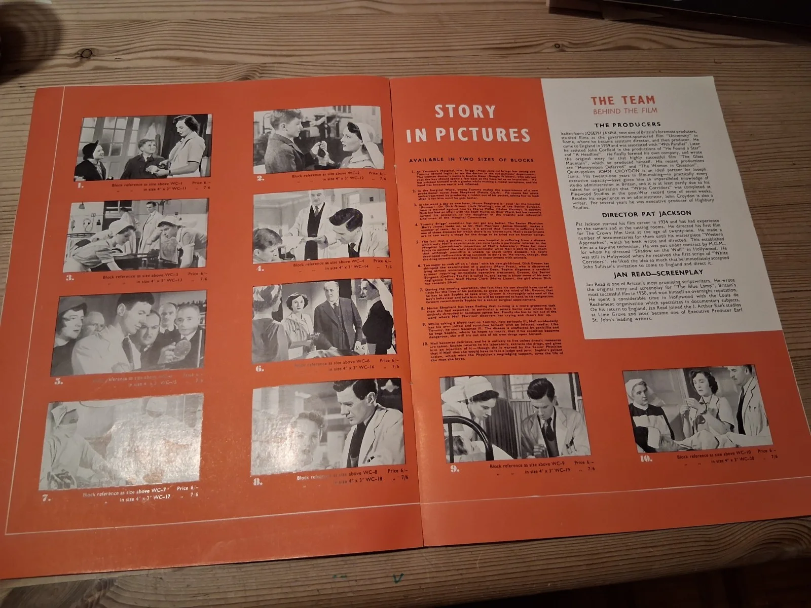1951 film ''White Corridors'' Exhibitors Campaign Book plus ''Take your Pick'', image 5