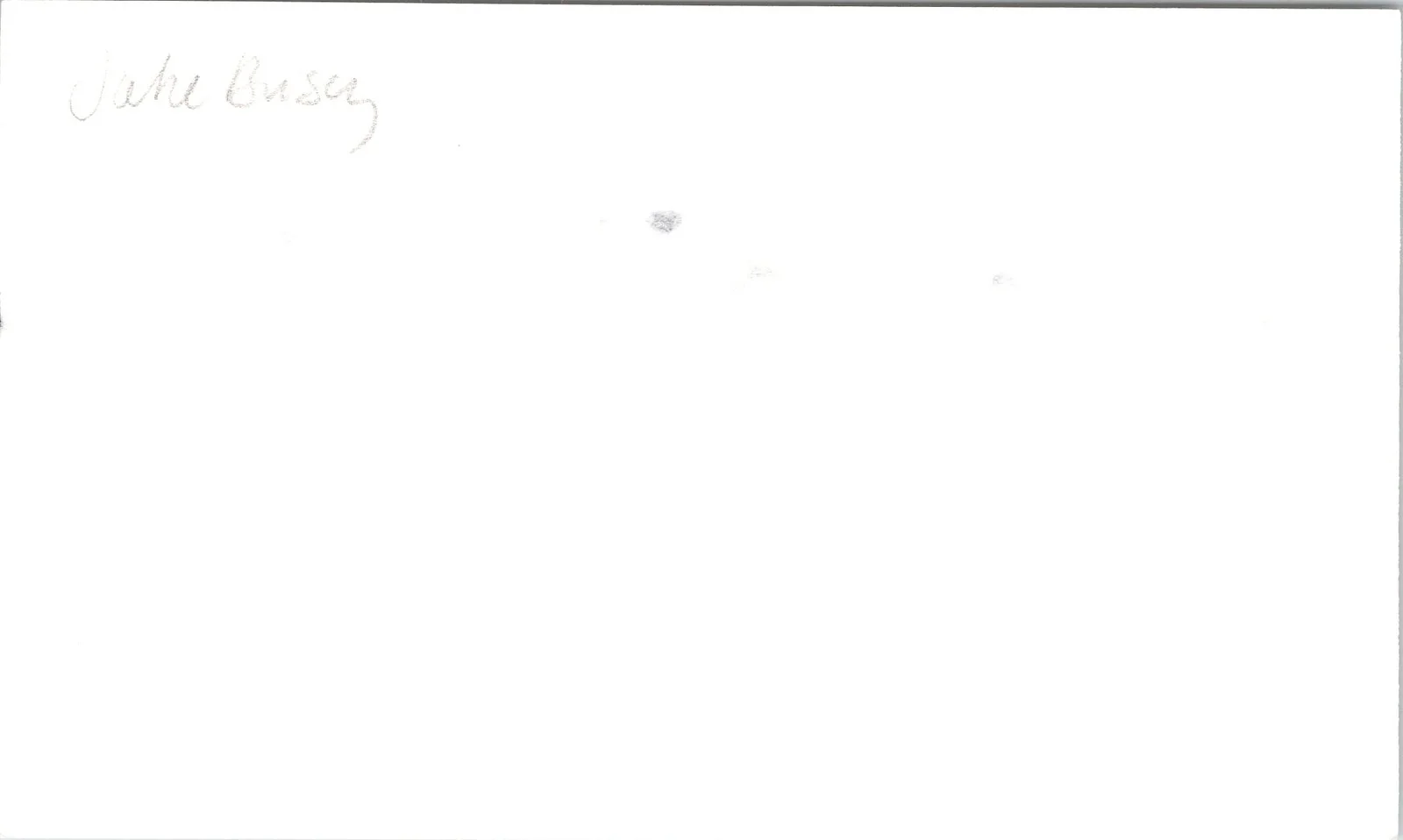 Jake Busey — Jake Busey Signed 3x5 Index Card Autographed, image 2