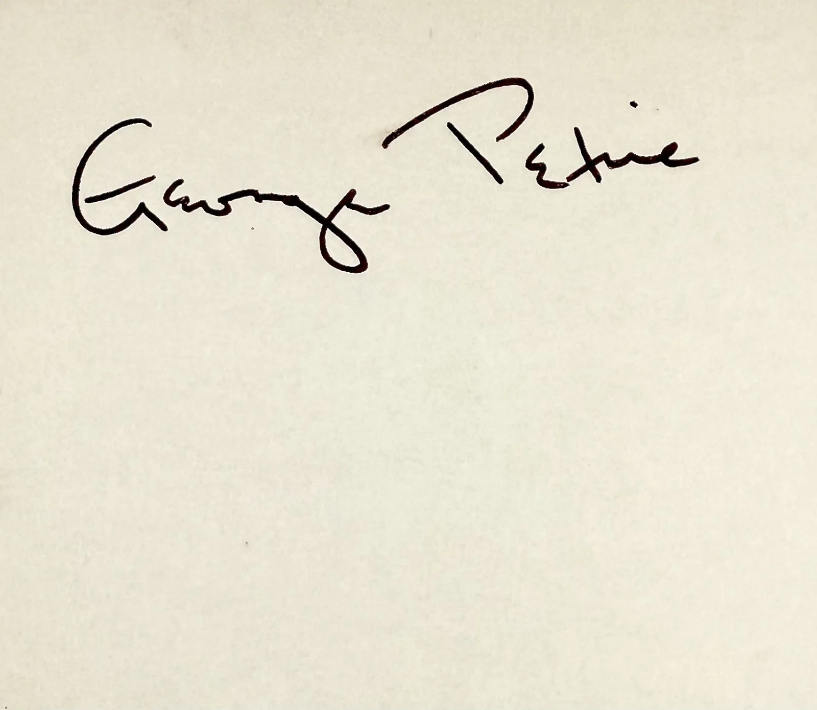 George Petrie — GEORGE PETRIE Signed Autograph INDEX CARD The Honeymooners Jackie Gleason Show, изображение 2