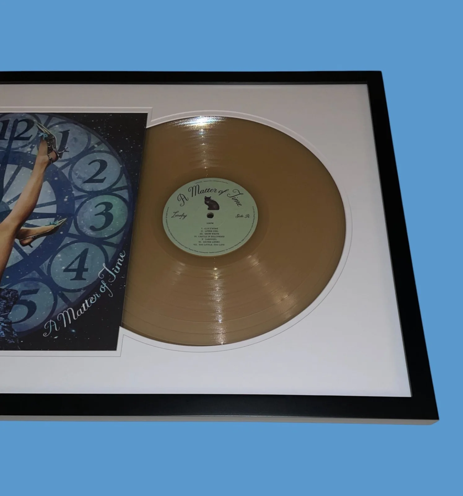 Laufey Signed A Matter of Time Framed Vinyl Lover Girl Autograph JSA COA, изображение 5