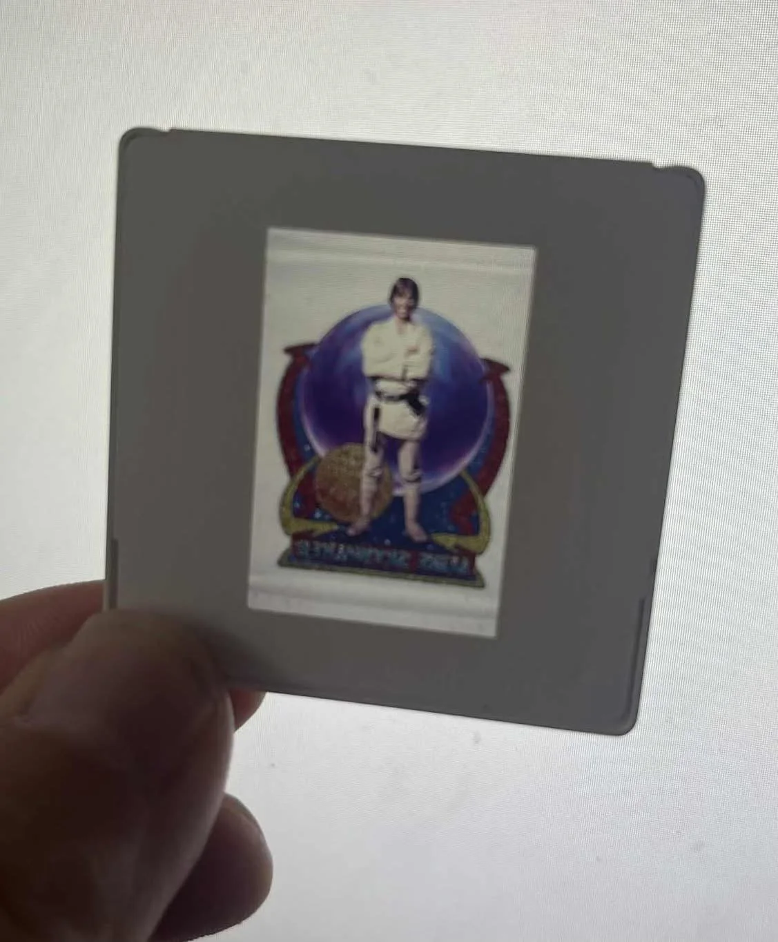STAR WARS ‘Factors Etc,Inc.’ Vintage 35mm Slide. 1977 vintage Luke Poster Art, изображение 3