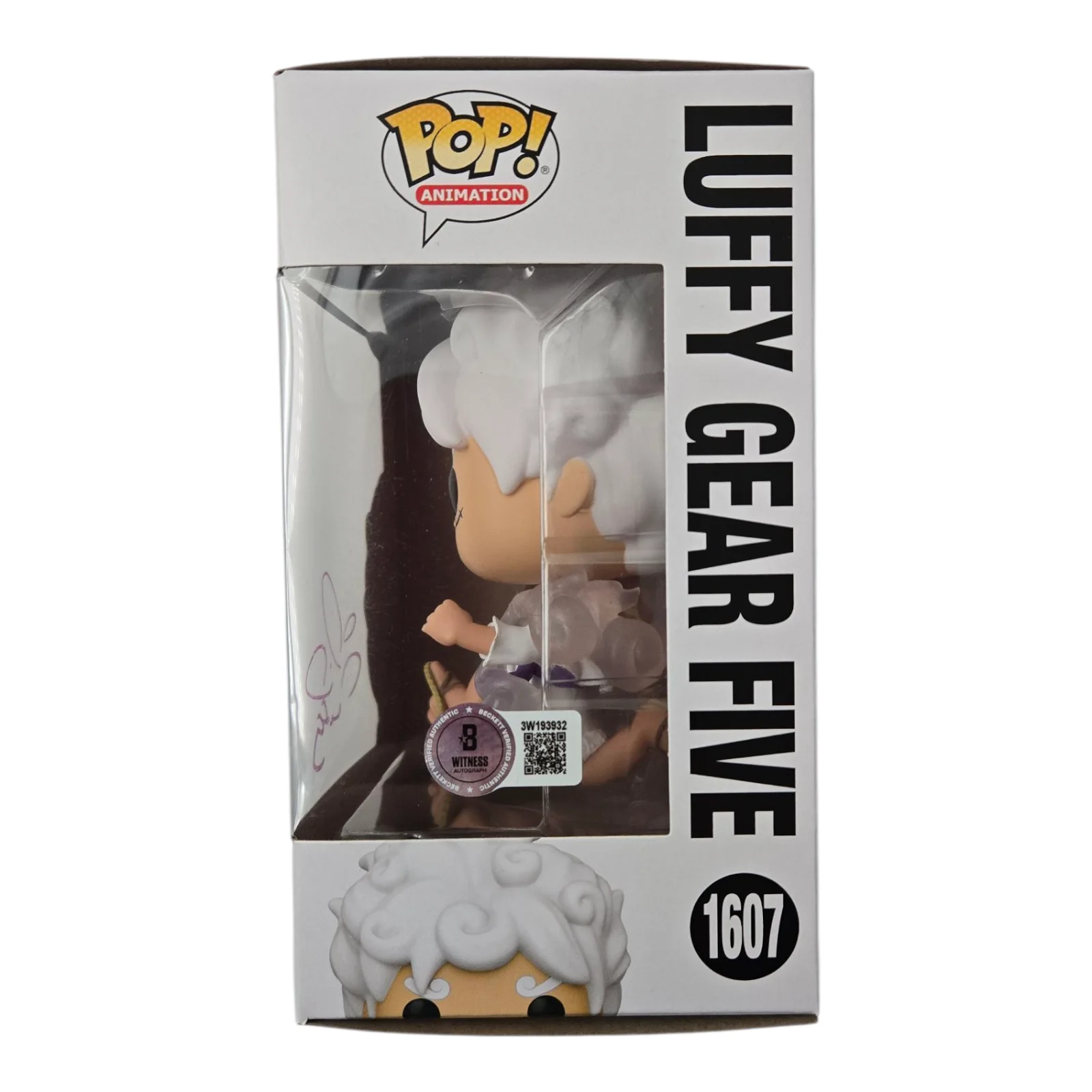 Colleen Clinkenbeard — One Piece Luffy Signed Funko Colleen Clinkenbeard Five Autograph Beckett COA 32, изображение 2
