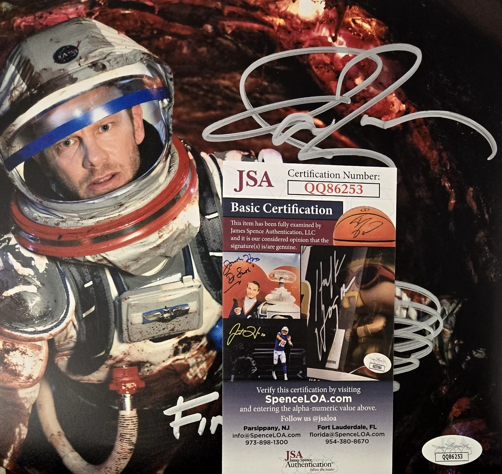 IAN ZIERING — Ian Ziering Signed Photo Sharknado Fin Shepard Autograph 8x10 JSA COA 253, изображение 2