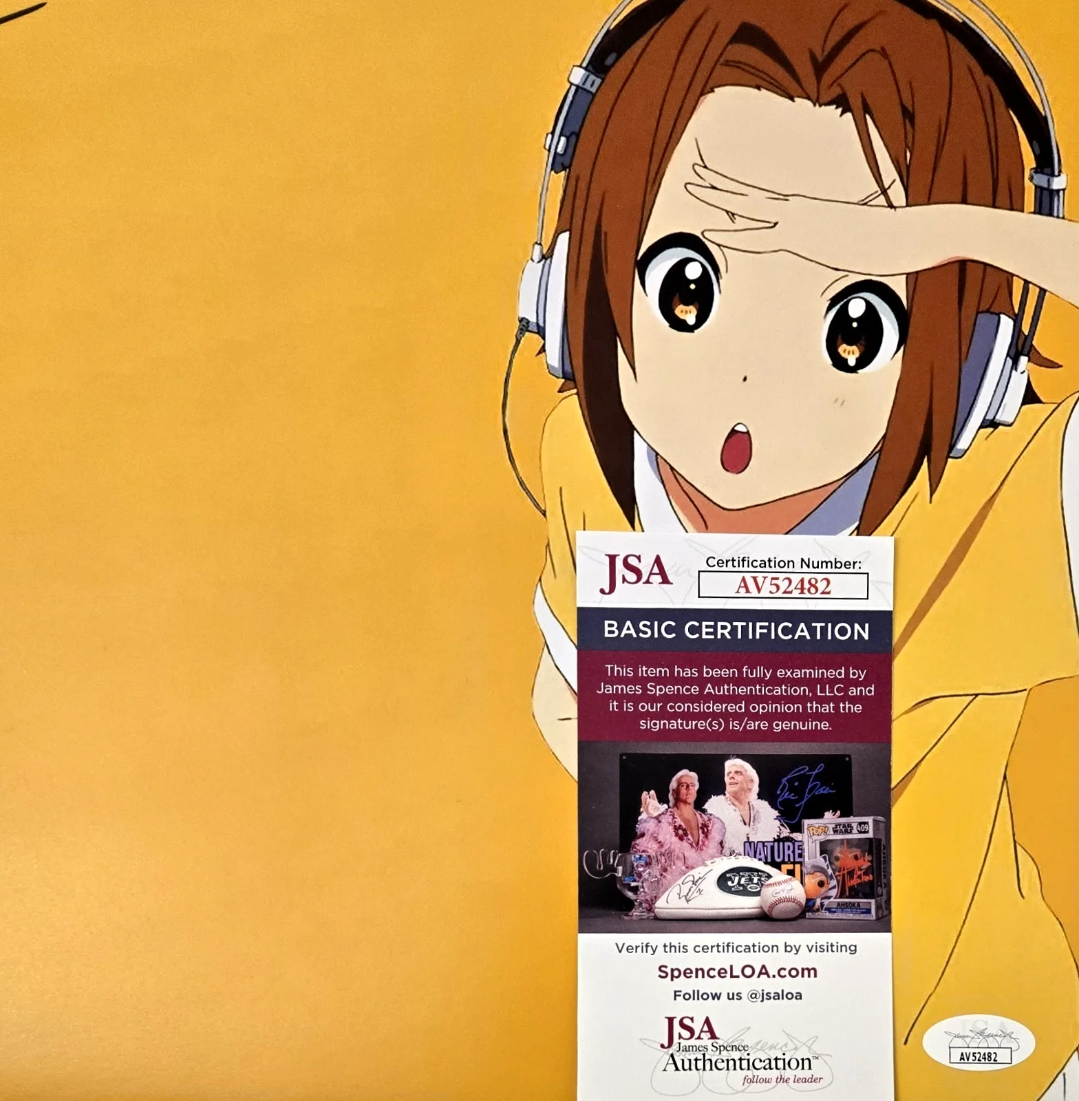 Cassandra Lee Morris — Cassandra Lee Morris Signed Photo K-On! Ritsu Tainaka Autograph Anime JSA COA 2, изображение 2