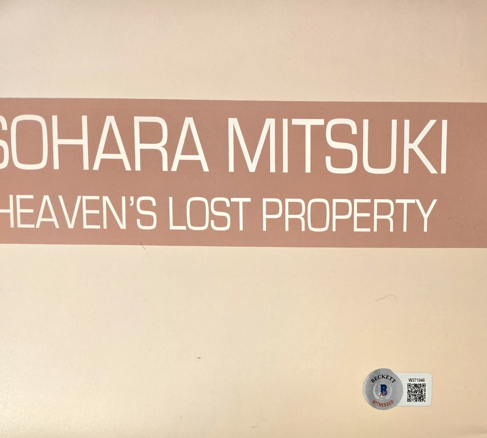 Trina Nishimura — Trina Nishimura Signed Photo Heavens Lost Property Sohara Autograph Beckett 949, изображение 2