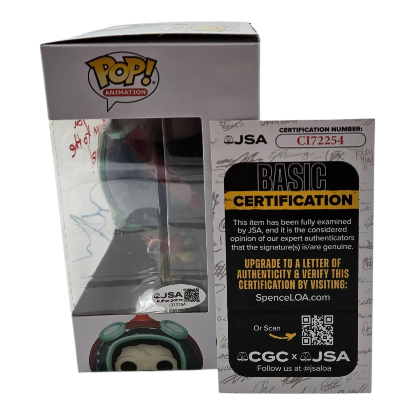 Ian Sinclair — Ian Sinclair Signed Funko One Piece Pop Brook Egghead Autograph JSA COA 263, image 2