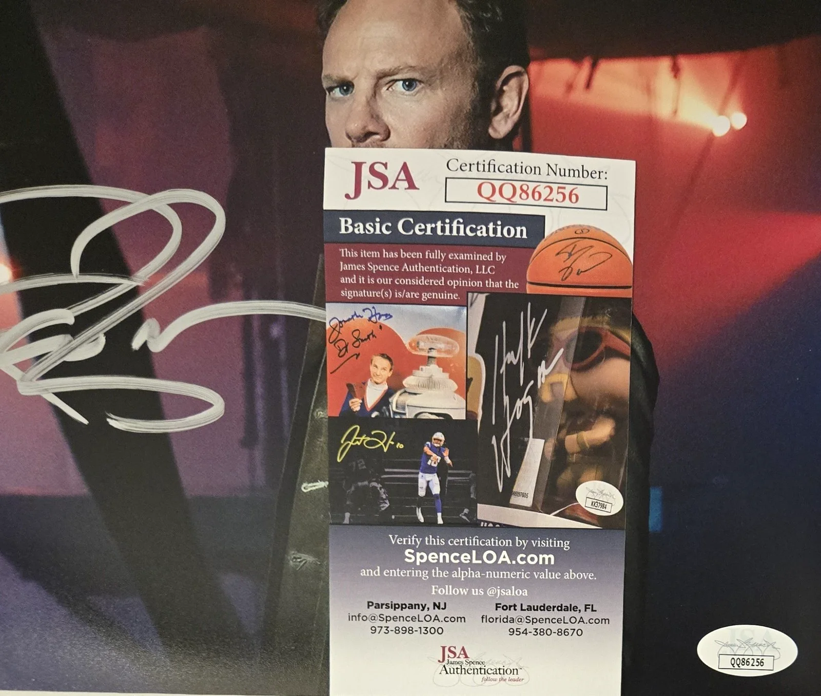 IAN ZIERING — Ian Ziering Signed Photo Sharknado Fin Shepard Autograph 8x10 JSA COA 256, изображение 2