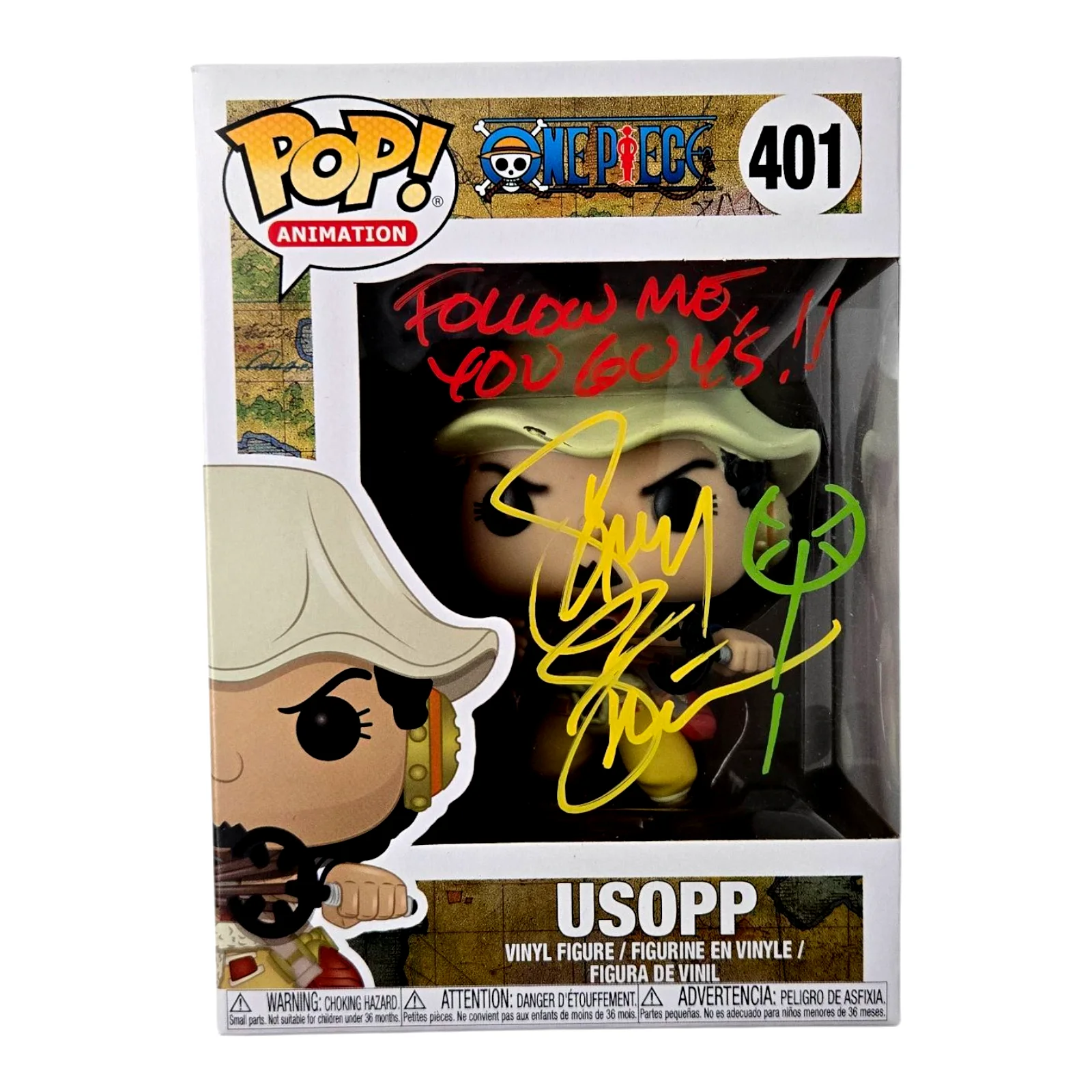 Sonny Strait — Usopp Signed Funko One Piece Sonny Strait Pop Autograph Anime JSA COA 201