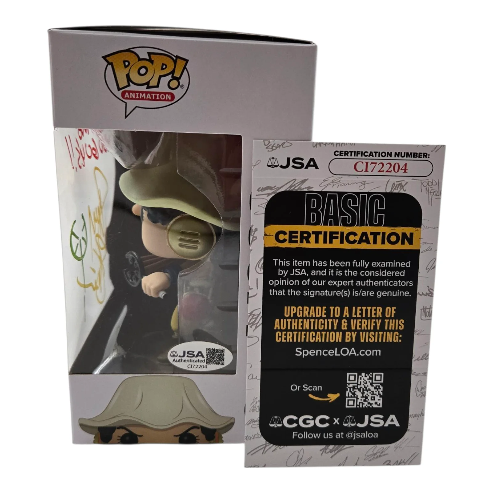 Sonny Strait — Usopp Signed Funko One Piece Sonny Strait Pop Autograph Anime JSA COA 201, изображение 2