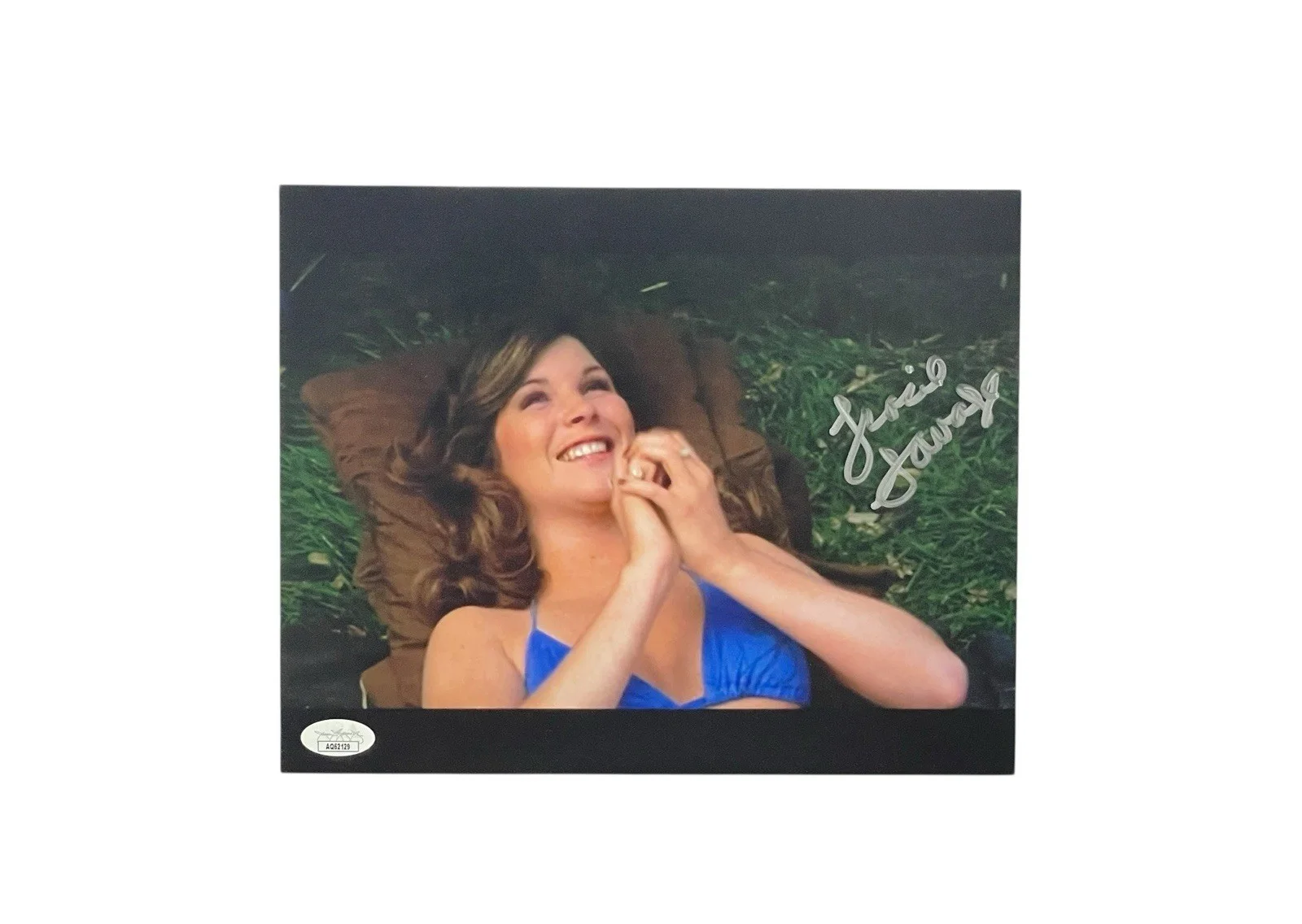 Tracie Savage — Friday The 13th Part 3 Debbie Signed 8x10 Photo Tracie Savage Kill Scene JSA COA, изображение 2