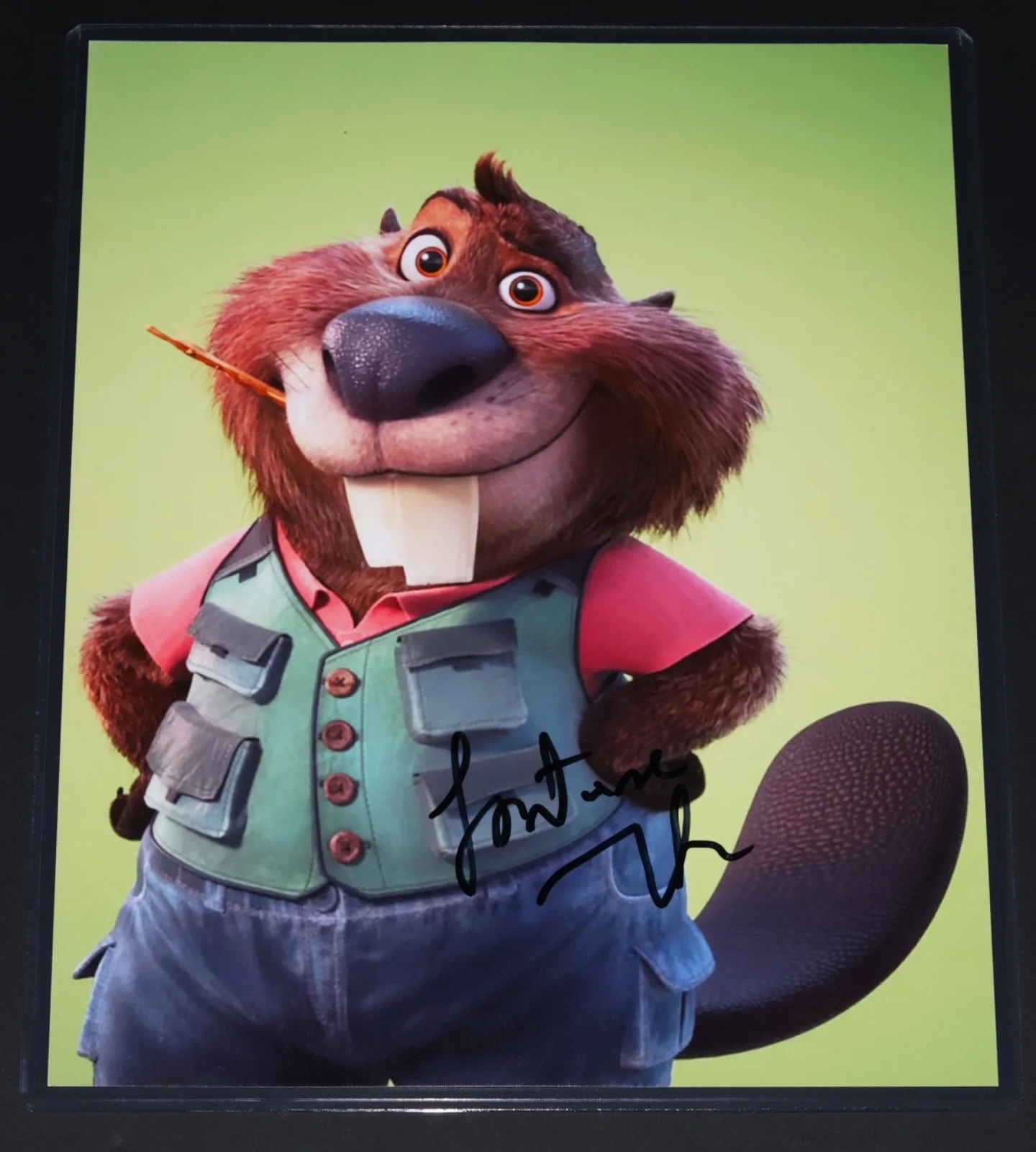 Fortune Feimster — FORTUNE FEIMSTER Signed ZOOTOPIA 2 "NIBBLES" 8X10 PHOTO autograph + EXACT PROOF