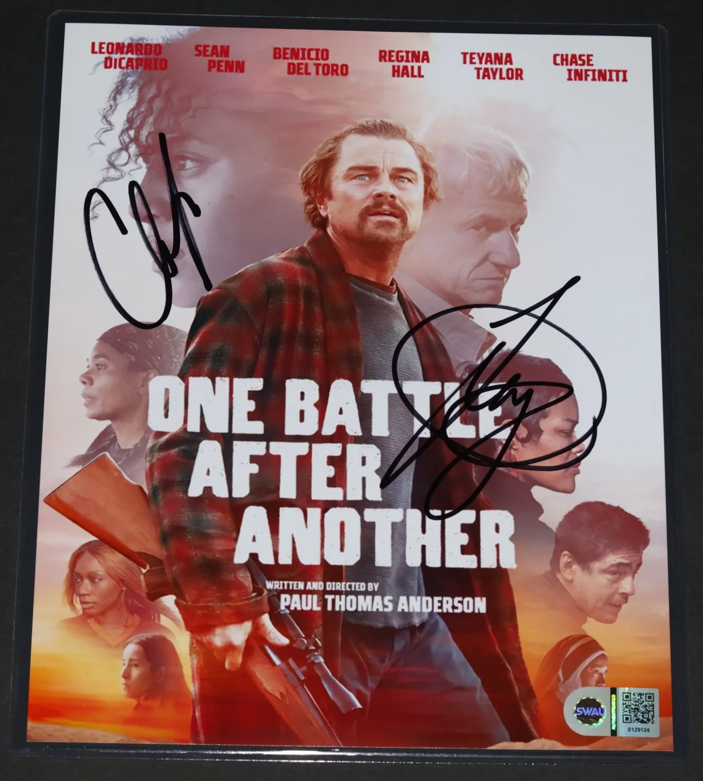 Chase Infiniti — CHASE INFINITI & TEYANA Signed ONE BATTLE AFTER ANOTHER 8X10 PHOTO + SWAU COA