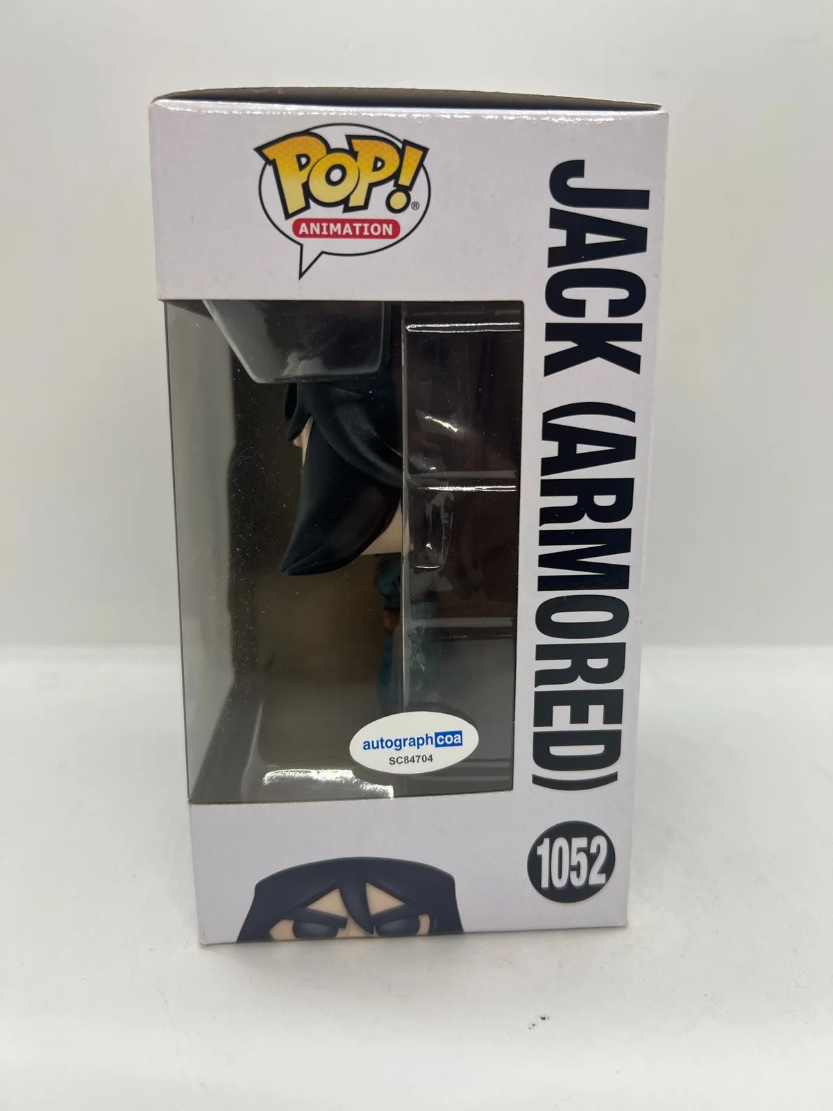 Genndy Tartakovsky Signed Jack Funko Pop Samurai Jack #1052 ACOA, image 2