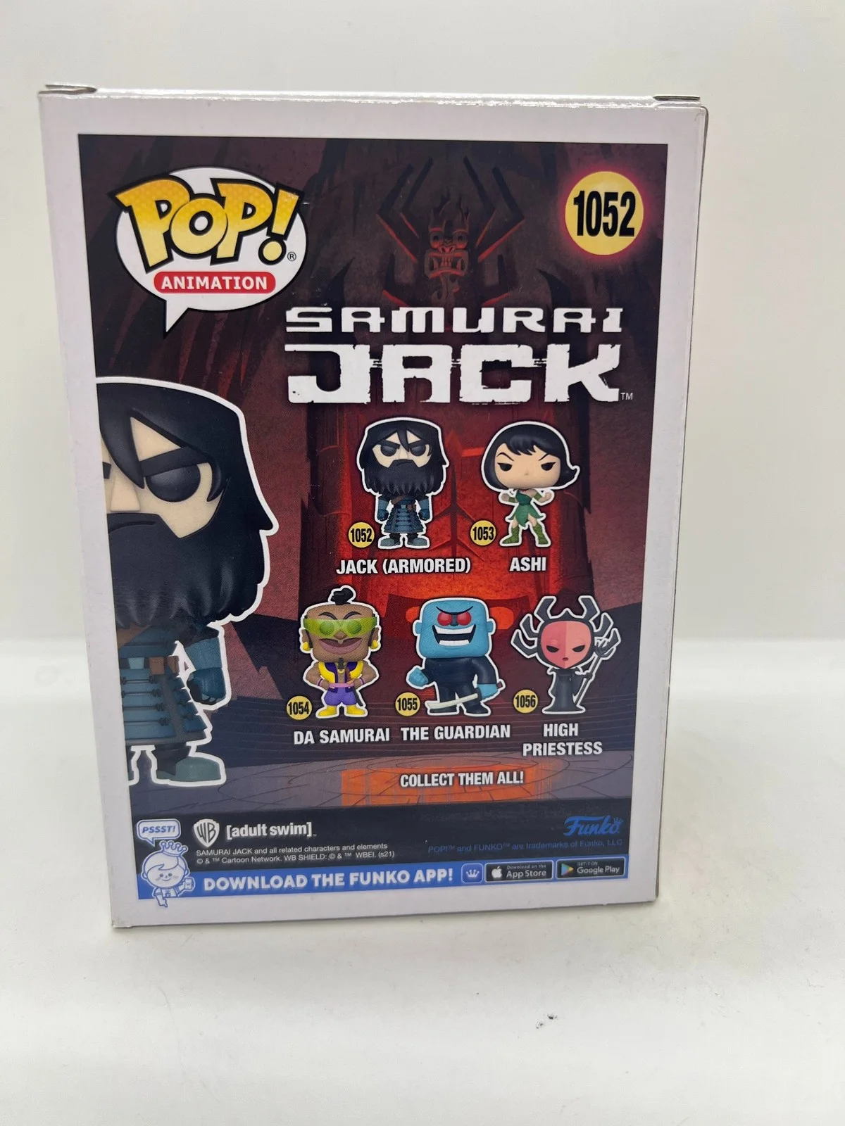 Genndy Tartakovsky Signed Jack Funko Pop Samurai Jack #1052 ACOA, image 3