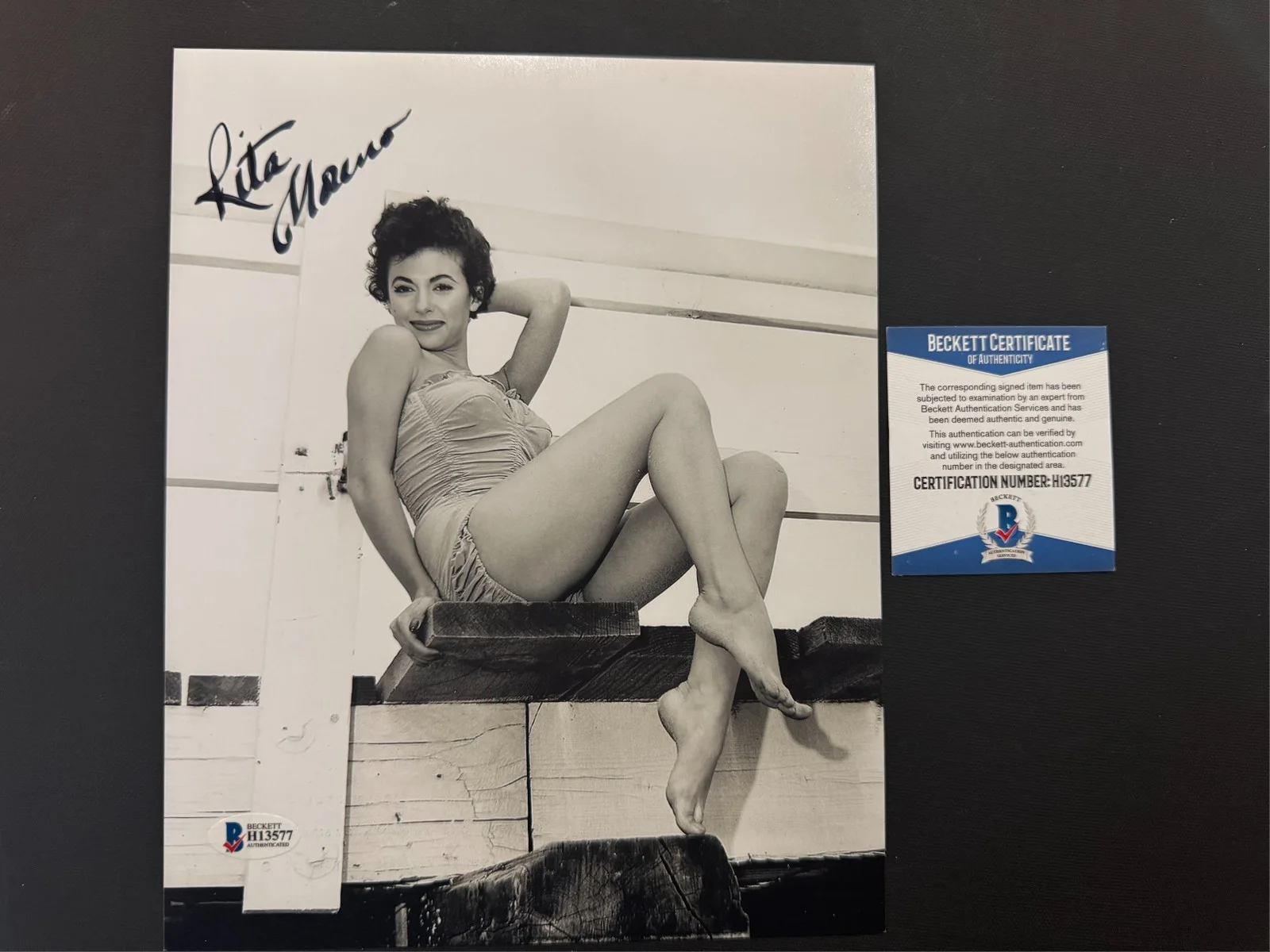Rita Moreno — Rita Moreno Hot!! autographed signed classic sexy 8x10 photo Beckett BAS coa