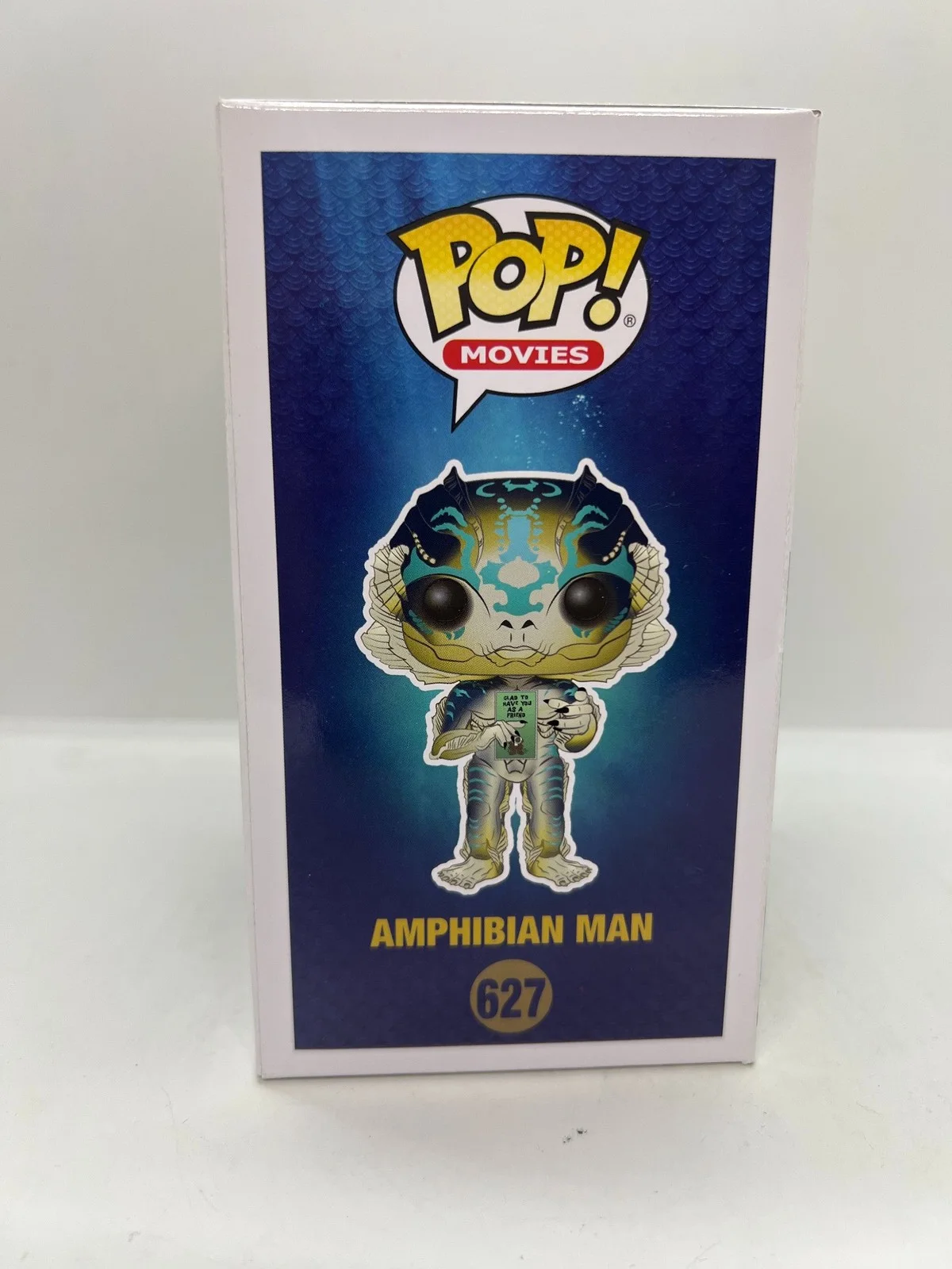 Guillermo del Toro Signed Amphibian Man Funko Pop The Shape of Water #627 ACOA, изображение 4