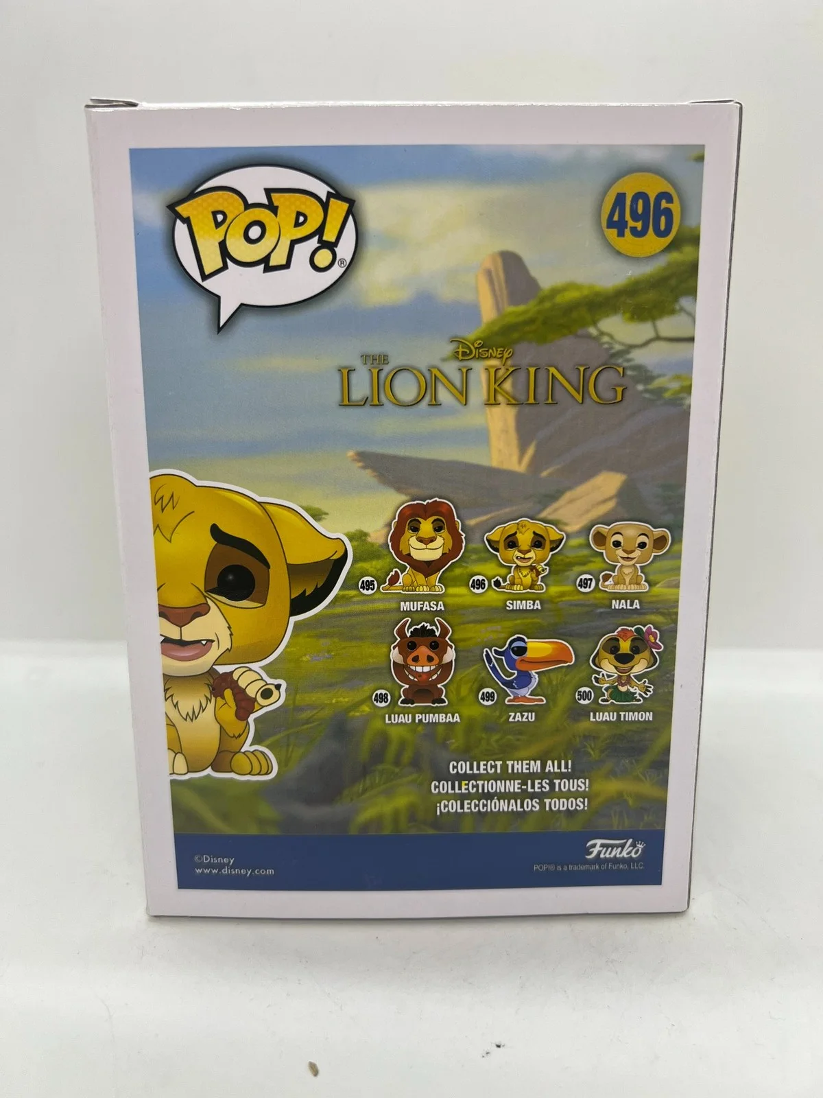 Rob Minkoff Signed Lion King Funko Pop Disney Simba with Sketch #496 ACOA, image 3