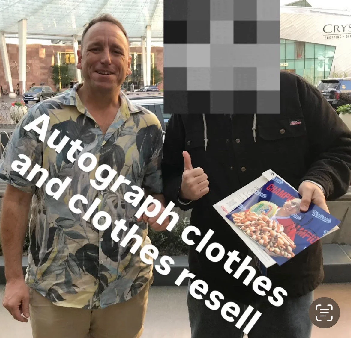 Joey Chestnut — JOEY CHESTNUT SIGNED AUTOGRAPHED 8x10 PHOTO HOT DOG EATING CHAMP LEGEND, изображение 3
