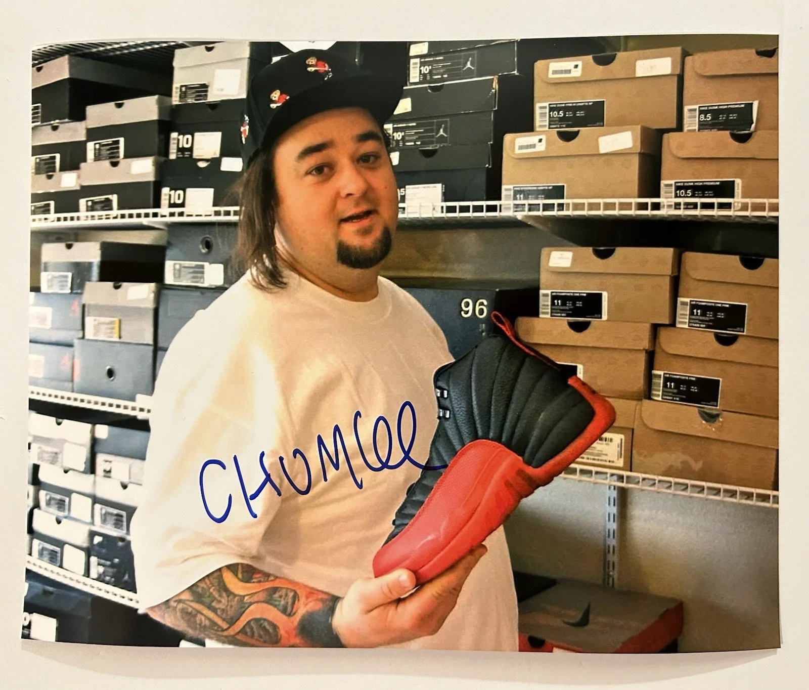 Chumlee — Chumlee of Pawn Stars Signed 8x10 Photo (with Proof Pic)