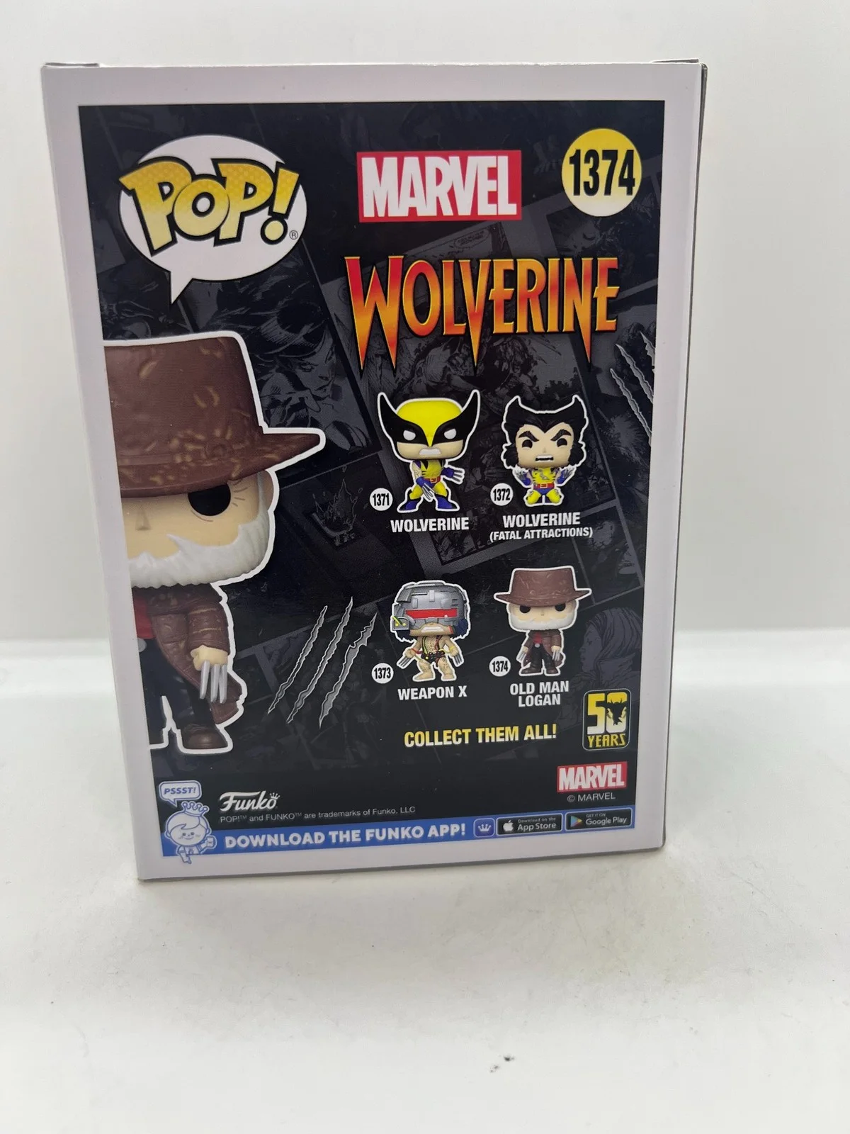 Robert Patrick Signed Old Man Logan Funko Pop Marvel X men #1374 ACOA, image 3