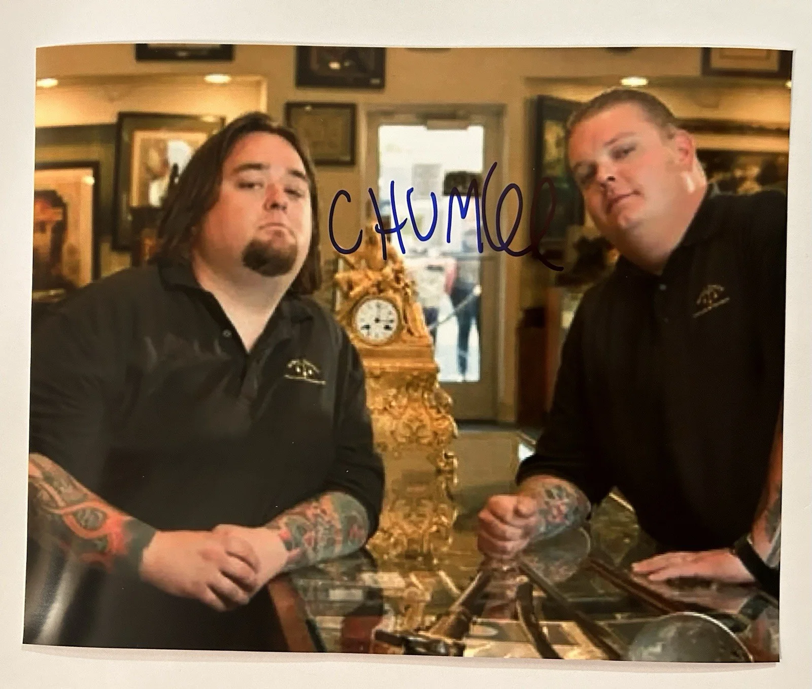 Chumlee — Chumlee of Pawn Stars Signed 8x10 Photo (with Proof Pic)
