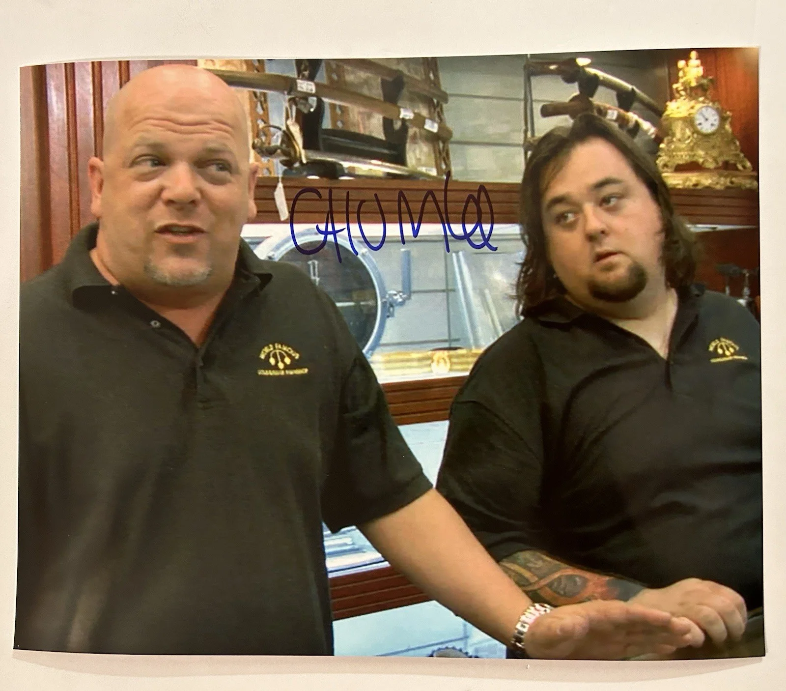 Chumlee — Chumlee of Pawn Stars Signed 8x10 Photo (with Proof Pic)