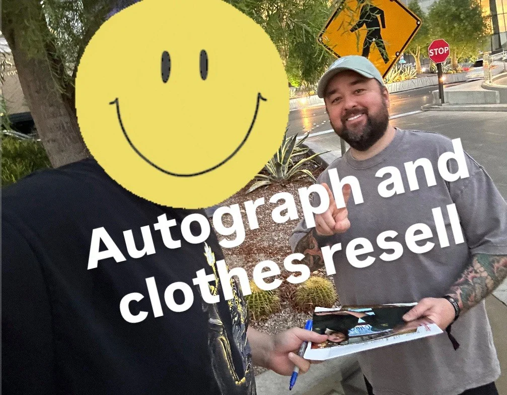 Chumlee — Chumlee of Pawn Stars Signed 8x10 Photo (with Proof Pic), изображение 3