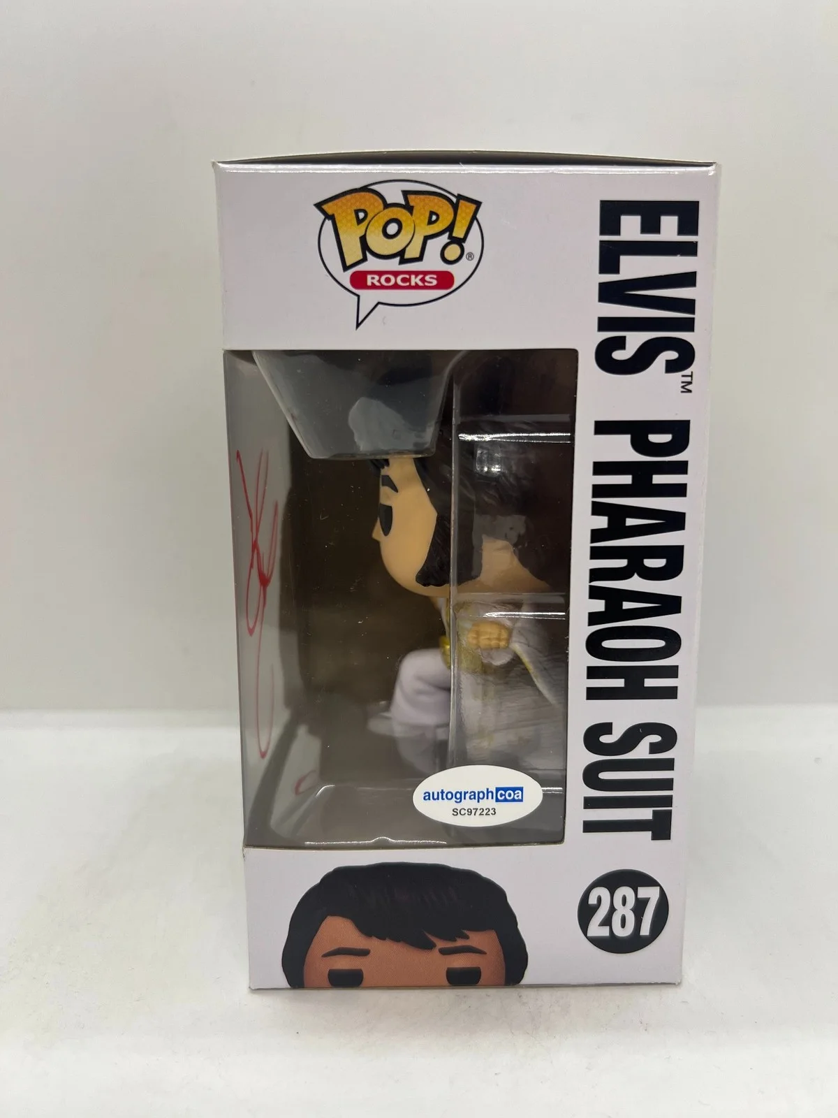 John Stamos Signed Elvis Funko Pop Elvis Presley #287 ACOA, изображение 2
