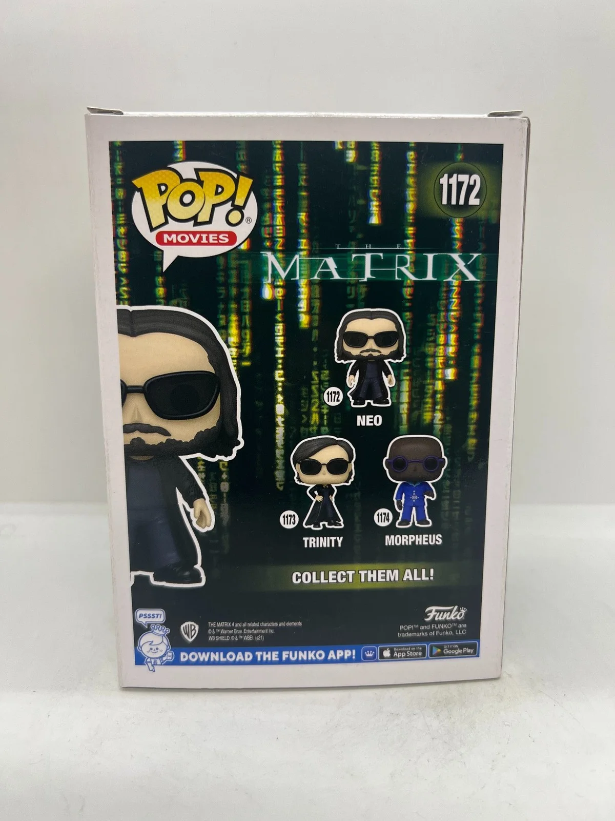Lilly Wachowski Signed Neo Funko Pop Matrix #1172 ACOA, image 3