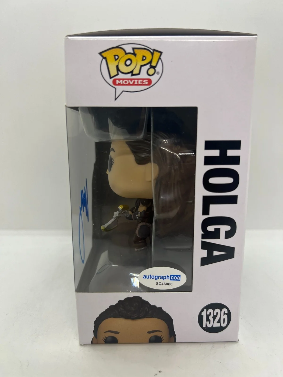 Michelle Rodriguez Signed Holga Funko Pop Dungeons and Dragons #1669 ACOA, image 2