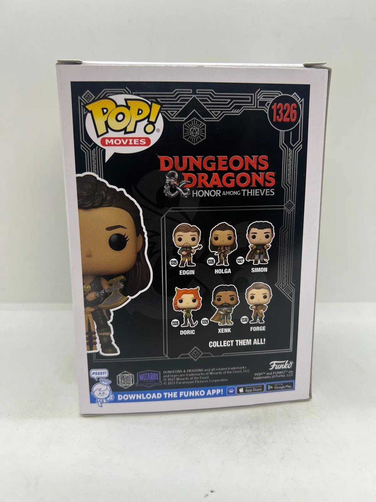 Michelle Rodriguez Signed Holga Funko Pop Dungeons and Dragons #1669 ACOA, image 3