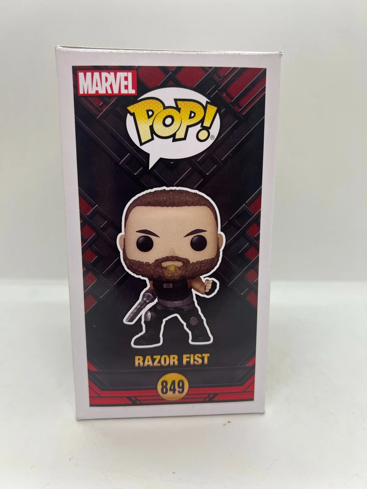 Florian Munteanu Signed Razor Fist Funko Pop Shang Chi Marvel #849 ACOA, image 3