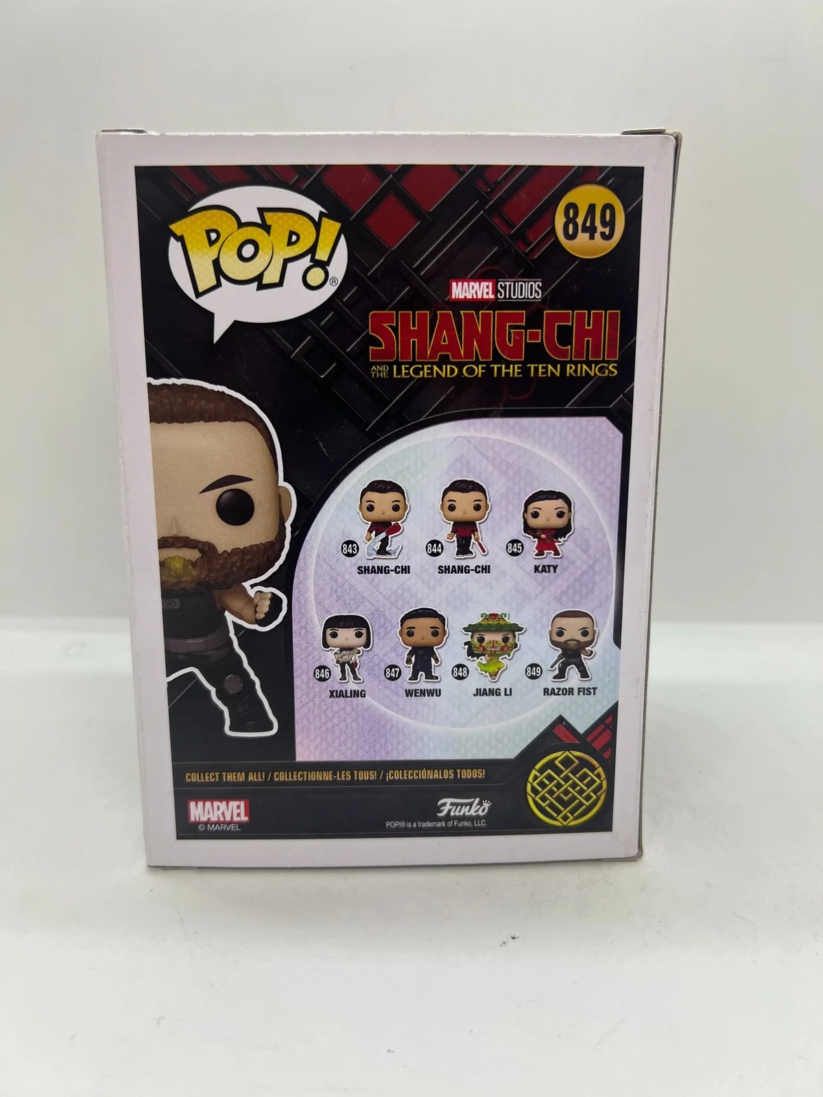 Florian Munteanu Signed Razor Fist Funko Pop Shang Chi Marvel #849 ACOA, image 4