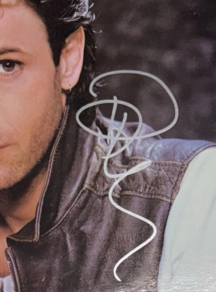 RICK SPRINGFIELD HAND SIGNED AUTOGRAPH "LIVING IN OZ" VINYL ALBUM LP +JSA COA, image 2