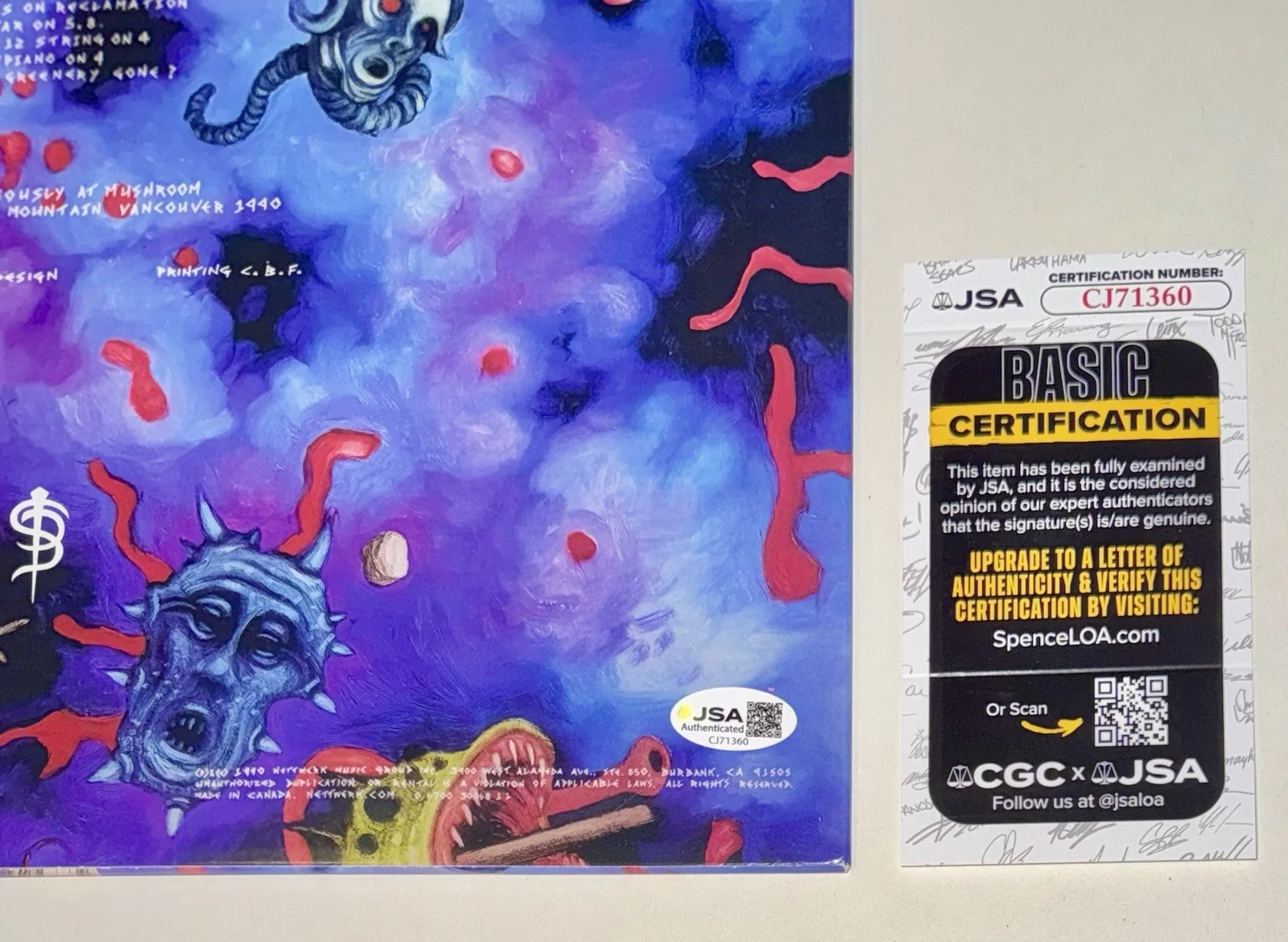NIVEK OGRE SIGNED AUTOGRAPH "SKINNY PUPPY" VINYL ALBUM LP +JSA COA W/ LYRICS, изображение 5