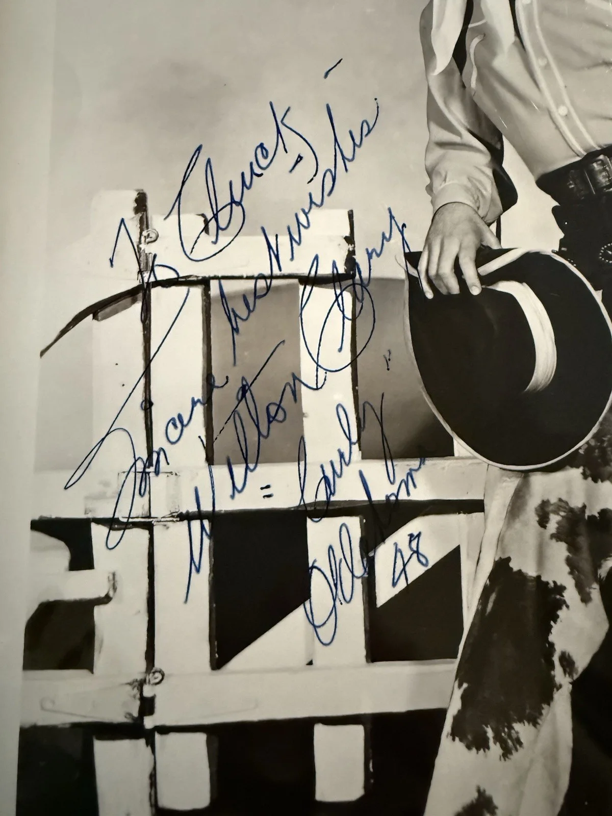 Wilton Clary PHOTO Autograph COA JSA Signed 8x10 1948 Broadway Oklahoma, изображение 3