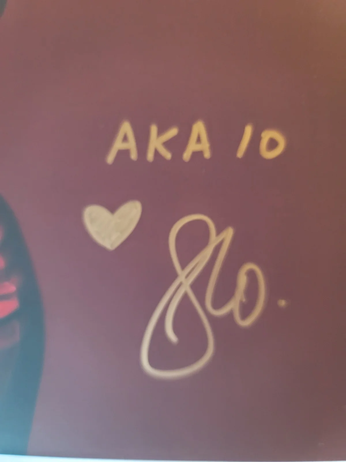Jennifer Lopez SIGNED - A.K.A. 10 yr. Anniversary Poster AUTOGRAPH Limited /500, изображение 2