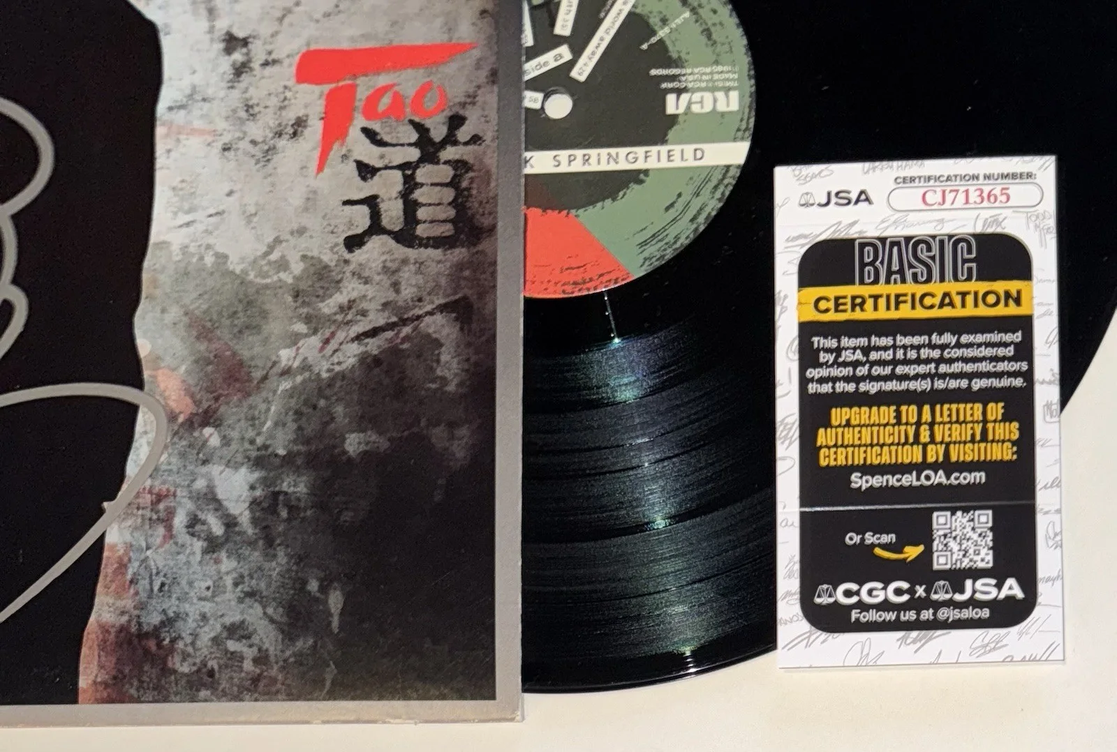 RICK SPRINGFIELD HAND SIGNED AUTOGRAPH VINYL ALBUM LP +JSA COA, image 3