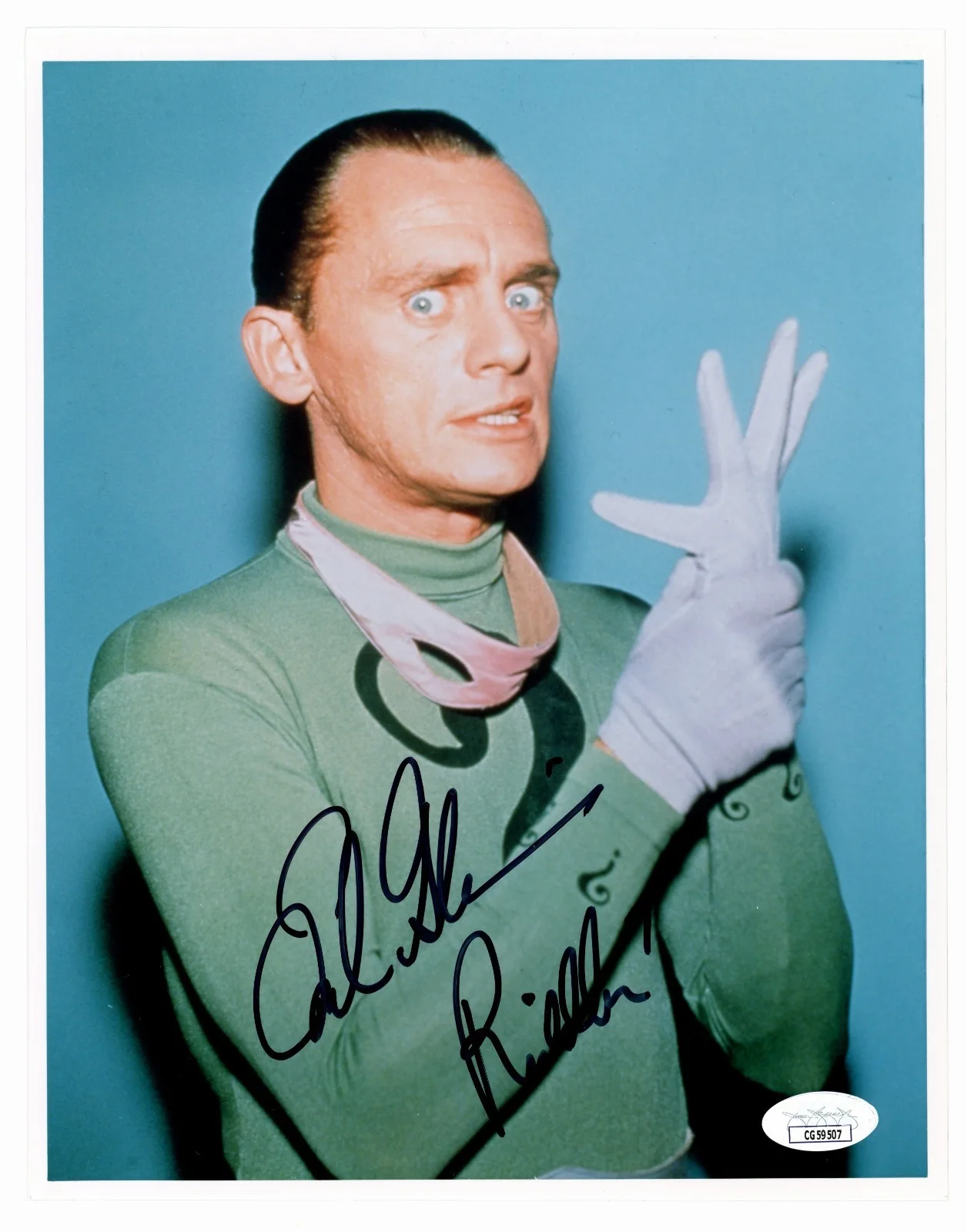 Frank Gorshin — Frank Gorshin Autograph Signed 8x10 Photo Inscribed Riddler Batman Tv Show JSA