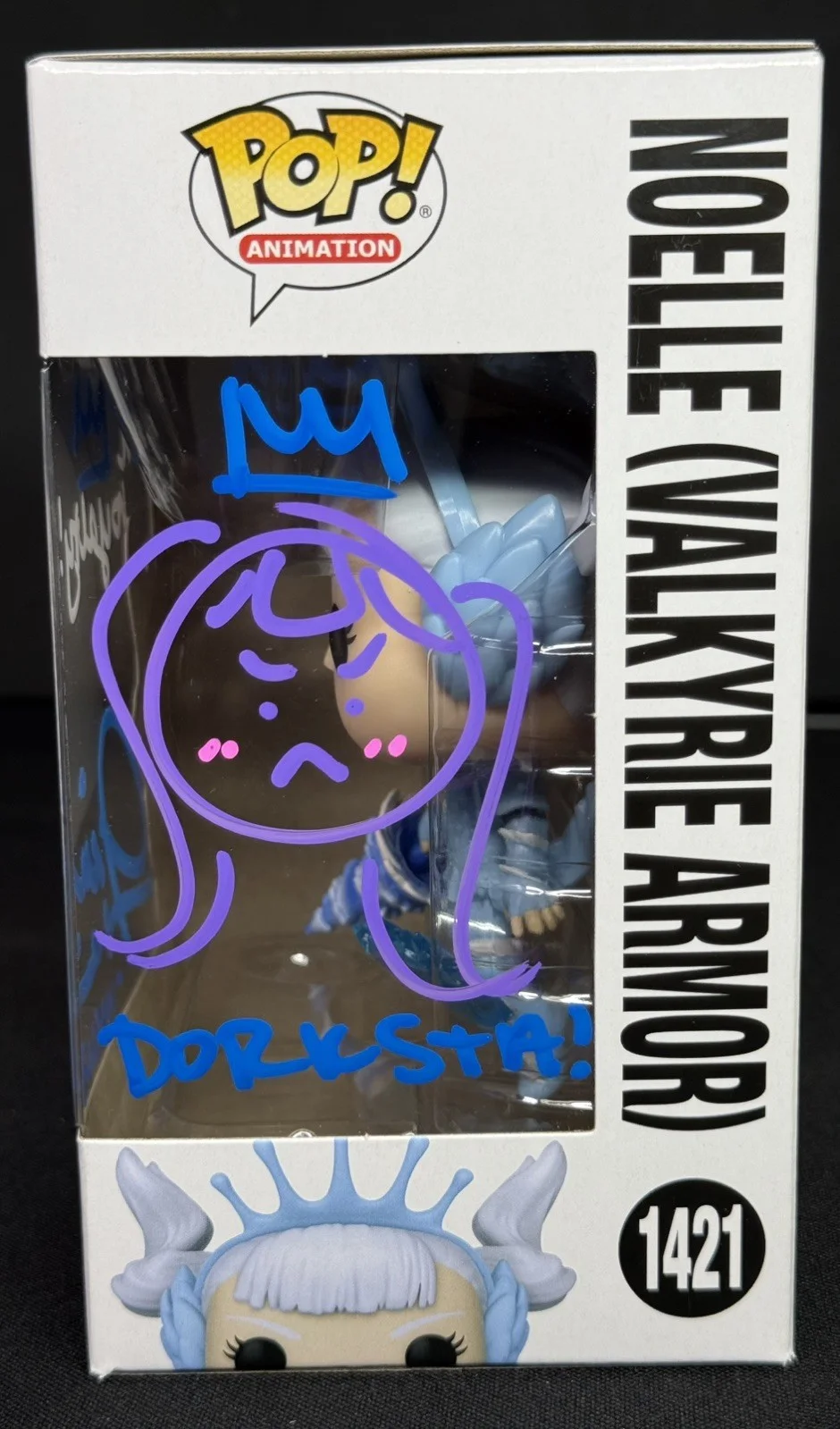 Jill Harris — Noelle (Valkyrie Armor) #1421 Black Clover Funko Pop Signed By Jill Harris w/COA, изображение 2