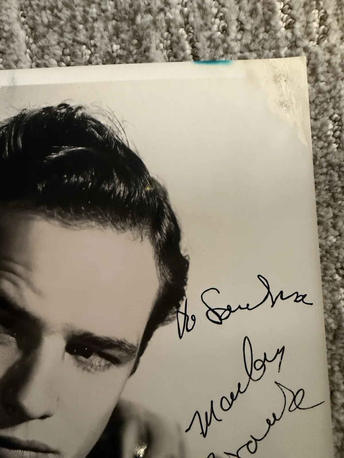 Marlon Brando Hand Signed Autograph JSA COA Original 4x5 Candid Included, image 4