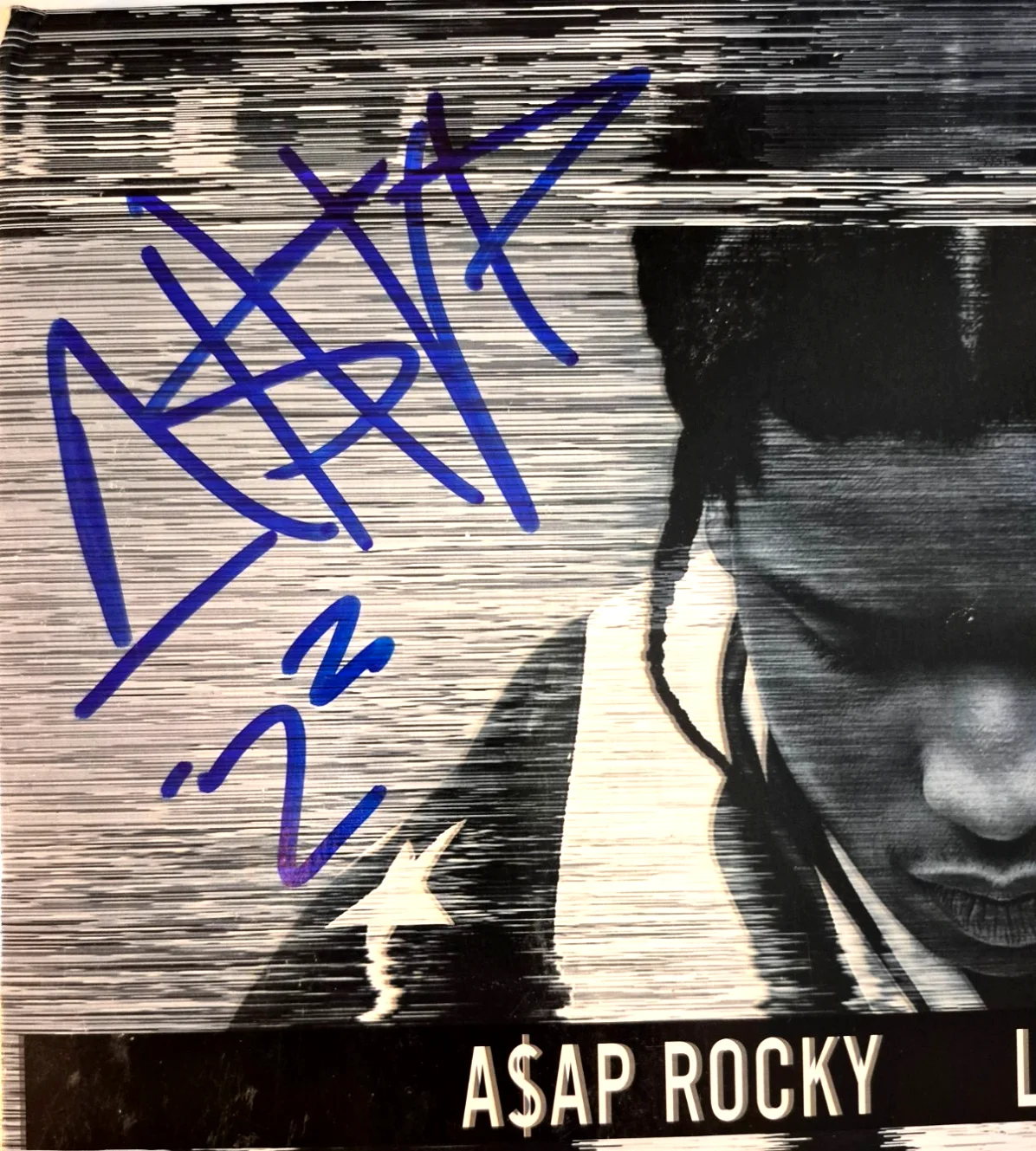 ASAP ROCKY SIGNED AUTOGRAPHED LONG LIVE ASAP ALBUM VINYL RIHANNA RARE PSA COA 3, изображение 2