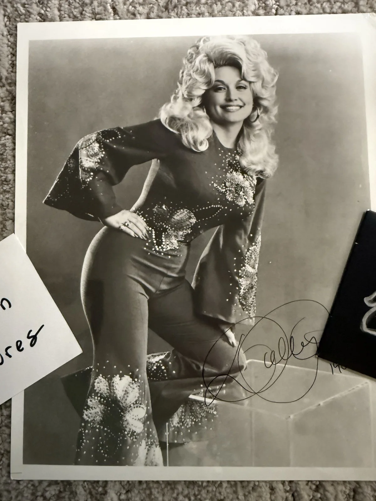Dolly Parton Autograph SIGNED PHOTO JSA COA 8x10 1980 Dated, image 4