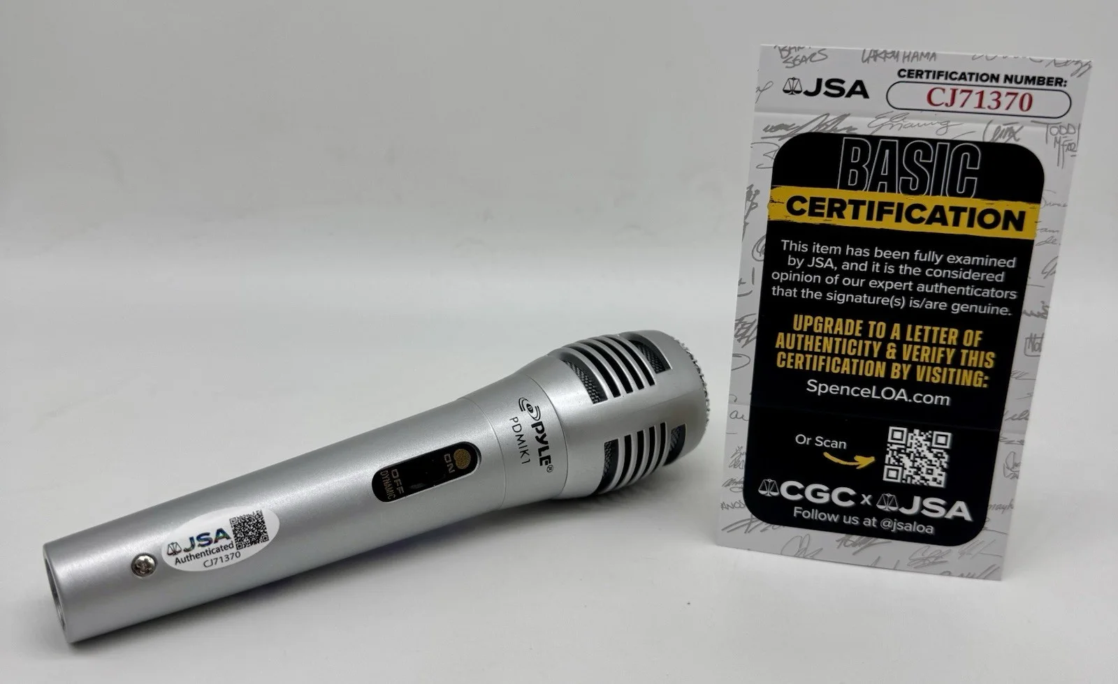 Coolio hand signed autograph microphone with JSA COA, image 4